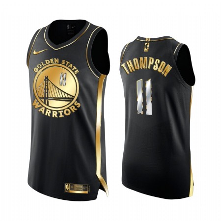 Maillot Basket Golden State Warriors Klay Thompson 11 2020-21 Noir Golden Edition Swingman - Homme